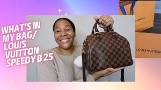 What's In My Bag l Louis Vuitton Speedy B 25 Damier Ebene