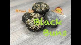 How to make delicious organic Black Burger Buns