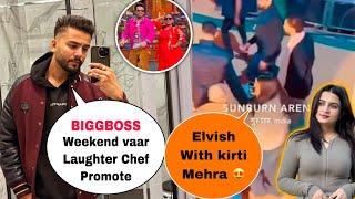 Elvish Yadav With Kirti Mehra Karan Aujla Concert Viral Video️Biggboss 18 WKD Elvish Yadav Spotted