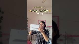 Govt. gave me  *SAMSUNG TABLET*  #govinda #medicalstudent #neet2025 #doctor