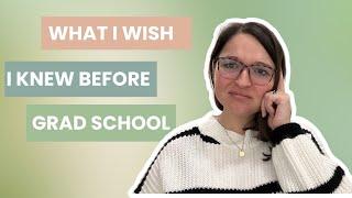 WHAT I WISH I KNEW BEFORE GRAD SCHOOL TO BECOME A THERAPIST || Clinical Mental Health Counseling