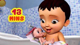 சமத்து பாப்பா ஜோரா குளிச்சாச்சு | Tamil Rhymes for Children | Infobells