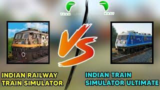 Indian Railway Train Simulator V/S Indian Train Simulator : Ultimate | Game Comparison | Team Flyers