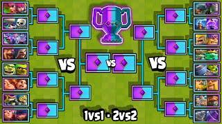 GRAN TORNEO de EVOLUCIONES y sus CARTAS | 1vs1 - 2vs2 | FORZUDO EVOLUCIONADO | Clash Royale