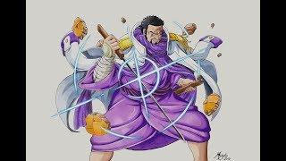 Drawing Admiral Fujitora (Issho) - One Piece