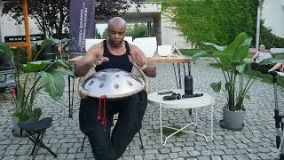 Handpan  meditation at Kofeina  ( Opole ) with Gilles Chamboraire