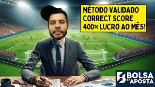 EXPLICANDO O MÉTODO NO CORRECT SCORE QUE PAGA MUITO!