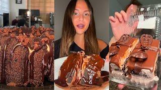 Dessert TikTok ASMR mukbang compilation 105 | Chocolate Cake, Dubai Chocolate, Croissant & More