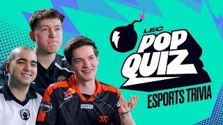Esports Trivia | LEC Pop Quiz | 2025 Spring