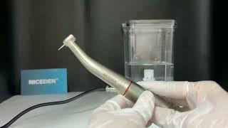 Dental Brushless LED Electrical Micro Motor with Water Tank Operation Demonstration #dentalmotor