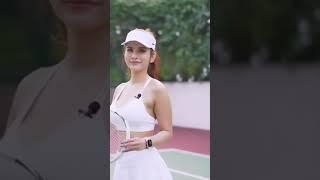 Olahraga tennis ala Maria Vania #shorts #youtubeshorts #mariavania