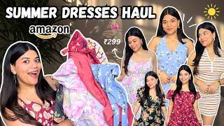 *HUGE* Amazon Dress Haul Starting at ₹299  Summer Midi & Maxi Dresses