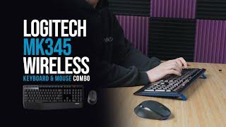 Comfort. Wireless. Extra-Long Battery Life. Logitech MK345 Wireless Keyboard & Mouse Combo!