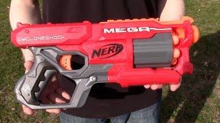 Nerf N-Strike Elite MEGA CycloneShock - Range Test (Stock)