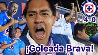 ¡Goleada Brava!/ Cruz Azul vs Juarez apertura 2024 color estadio Azul goles y reacción