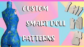 CUSTOM PATTERNS FOR SMART DOLL : PART 1 // TAPE SLOPER