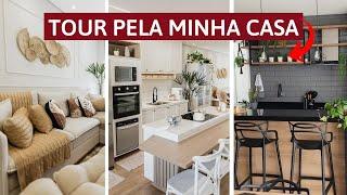 Tour pela minha casa dos sonhos! Tudo finalizado e decorado.