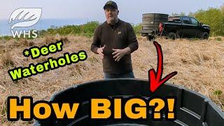 Best Size Waterhole For Deer Hunting