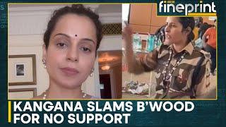 Newly elected BJP MP Kangana Ranaut slams Bollywood's silence on slap controversy | WION Fineprint