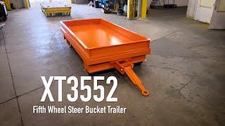 Hamilton Caster | Fifth Wheel Steer Bucket Trailer - XT3552