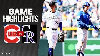 Cubs vs. Rockies Game Highlights (9/15/24) | MLB Highlights