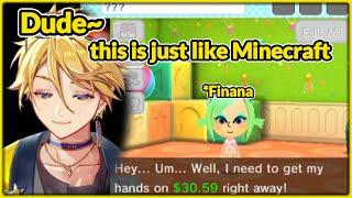 Yep, that's real Finana, just like in Minecraft