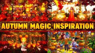 Autumn Magic Inspiration in Disney Dreamlight Valley. So Bright and Magical!