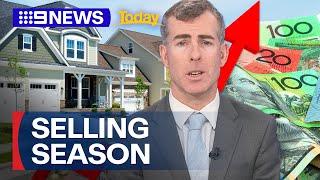 Increase in number of homes hitting the market | 9 News Australia