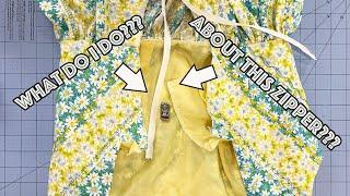 How To Sew An Invisible Zipper Into A Dress With A Lining!