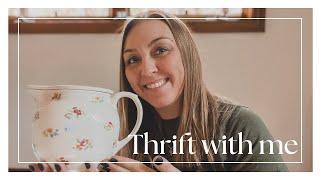 THRIFT WITH ME | Home decor on a budget & thrift haul