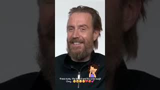 Rhys Ifans... Those eyes, the beard and his cute laugh Omg. ️️‍
