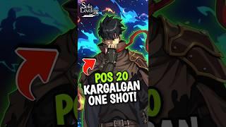 INSANE KARGALGAN PROOF OF THE STRONG 20 ONE SHOT ON ANDROID! [Solo Leveling: Arise] #sololeveling