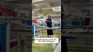 How to make a LED linear lens.#led #ledlights #ledlamp#ledlamps #lens #linearlens#extrusionline