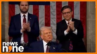 Republicans Chant 'USA, USA' in Response to Democrat Heckler During Trump's Address | News9