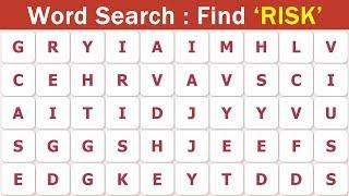 Word Search - It Is A Quiz To Find The Hidden Words!