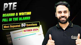 PTE Reading and Writing Fill in the Blanks | Real Exam Predictions October 2024 | VLE