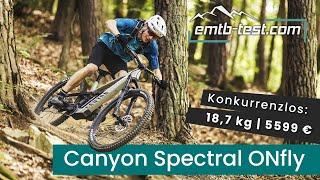 Canyon Spectral ONfly im Test - bezahlbar, leicht, gut?