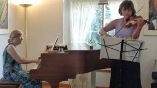 Adagietto religioso by Carl Bohm, Elisabeth Kern-Roos, violin - Elizabeth Witt, piano