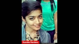 Rashmika Mandana Success journey from childhood to Pushpa #shorts