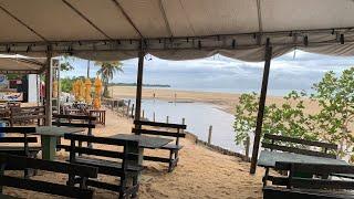 ️PRAIA DE TAPERAPUAN E CLIMA DE CHUVA EM PORTO SEGURO