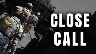 Real World CQB: SWAT Team Nearly Ambushed