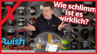 CHINA-Helm im Check - wie "gut" ist ein Motorradhelm von Wish / AliExpress wirklich?!