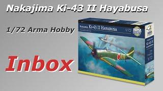 Inbox: Ki-43 II Hayabusa 1/72 Arma Hobby 70078  scale model aircraft kit