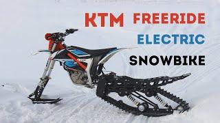 КТМ freeride electric snowbike kit | testdrive ebike