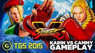 Karin Vs. Cammy - Street Fighter V Gameplay