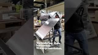 HARRESKIND Bazartisch für eine flexible Warenpräsentation bei Obst & Gemüse.