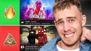 OCENIAM WSZYSTKIE PIOSENKI INFLUENCERÓW *ogłuchłem*