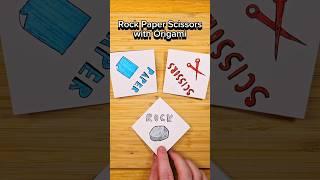 Rock Paper Scissors Game with Origami | Paper Game | Origami Game | Origami Rock Paper Scissors