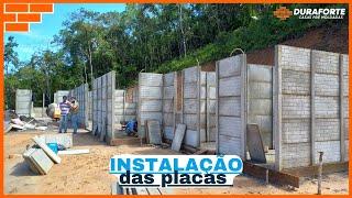 COMO FAZER INSTALAÇÃO DAS PLACAS NO PRÉ MOLDADO | COMO INSTALAR PLACAS |  CASA PRÉ MOLDADA