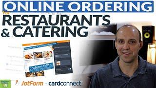 Payment System - Online Ordering for Restaurants & Catering - JotForm + CardConnect Merchant Account